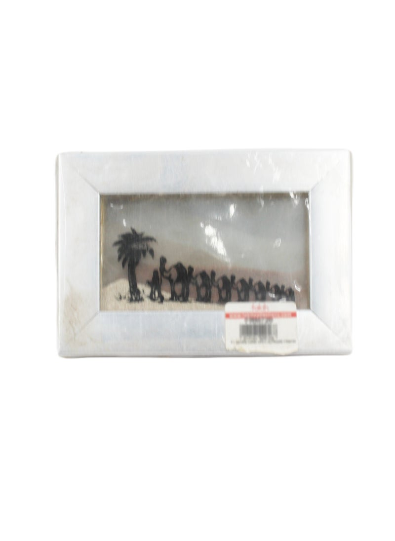 Antique Museum Seven Different Type Special Sand In Frame 