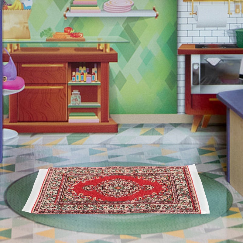 Exotic Style Rug Model Mini Door Mat Mini House Mat Miniature Floor Rug Mini House Adornment - Image 2