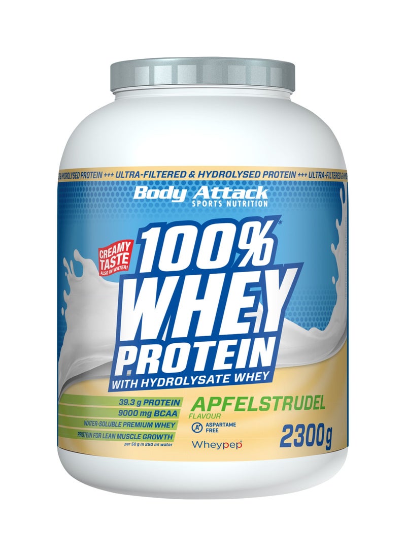 Body Attack 100% Whey Protein 2.3Kg Apple Strudel