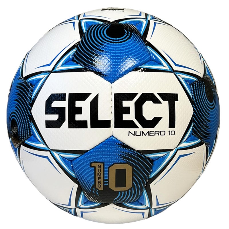 Select Numero 10 Soccer Ball, White/Blue/Black V25, Size 5 - Image 1
