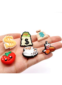 Excefore Shoe Decoration Charms for Crocs 50 Pcs Shoe Charms Pins Croc Shoes Sandals Buckle Party Birthday Gift Charms Bracelet Wristband Decorations for Adult Men Women Kids  - Image 3
