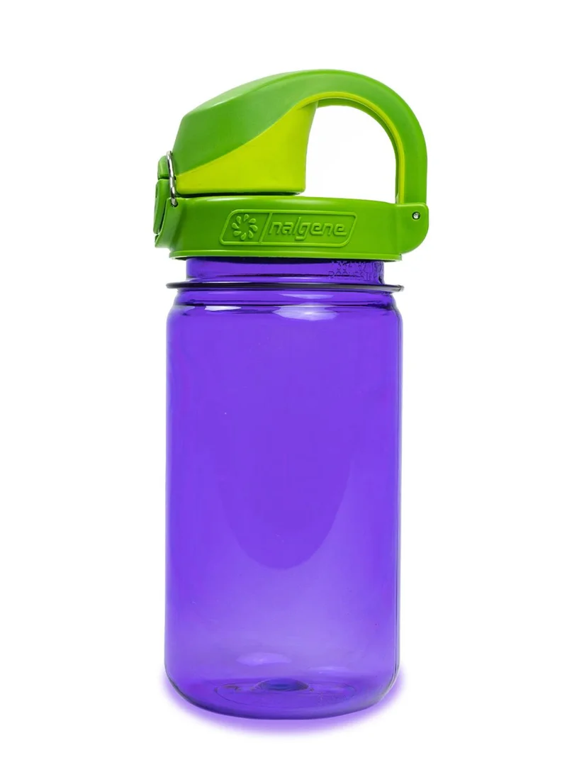 نالجين زجاجة Nalgene USA Kids OTF Tritan Renew سعة 350 مل باللون الأرجواني مع غطاء Sprout Sustain