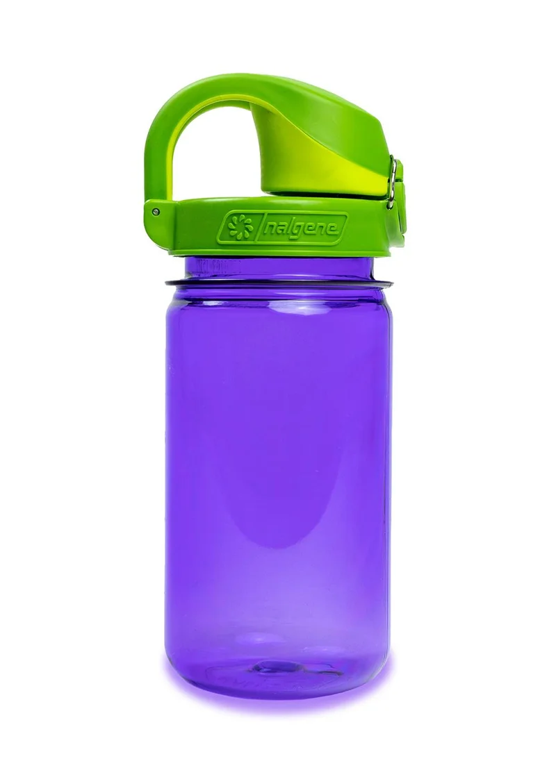 نالجين زجاجة Nalgene USA Kids OTF Tritan Renew سعة 350 مل باللون الأرجواني مع غطاء Sprout Sustain