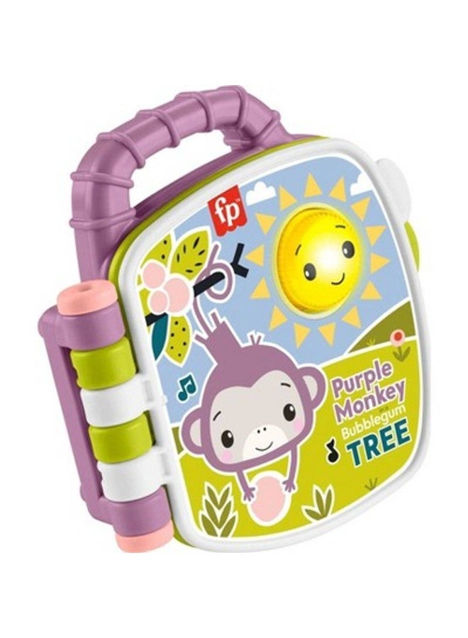 Fisher-Price Purple Monkey Musical Storybook Toy (16.5 X 19 Cm) - Image 2