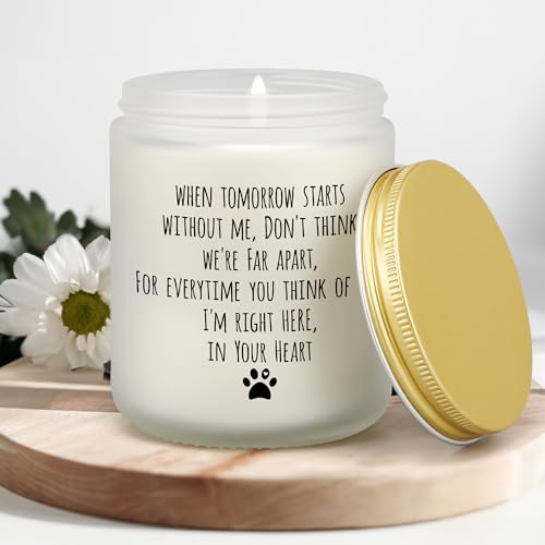 PARDIEUR Dog Memorial Gifts for Loss of Dog, Pet Loss Gifts, Sympathy Candle for Cats Doggie Passing Away, Bereavement Remembrance Grief Condolence Present for Pet Lovers Friends Families in Memory of Doggie - Image 3