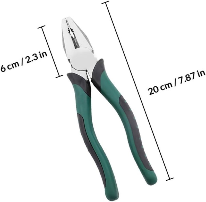 FUOYLOO Professional Steel Wire Cutter Pliers with Oblique Cutting Edge and Pvc Handles, Heavy Duty Electrician Repair Tool for Wire Cable Cutting and Household Use - Image 2