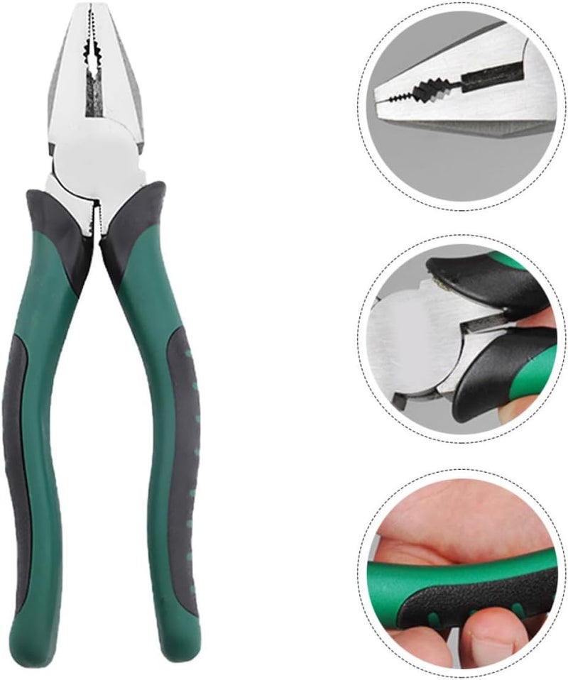 FUOYLOO Professional Steel Wire Cutter Pliers with Oblique Cutting Edge and Pvc Handles, Heavy Duty Electrician Repair Tool for Wire Cable Cutting and Household Use - Image 3