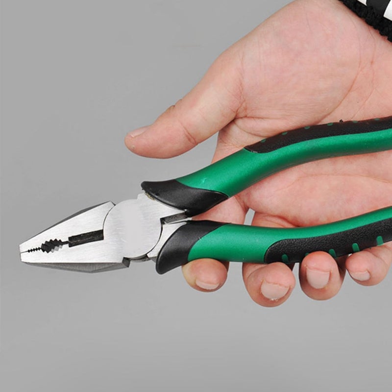 FUOYLOO Professional Steel Wire Cutter Pliers with Oblique Cutting Edge and Pvc Handles, Heavy Duty Electrician Repair Tool for Wire Cable Cutting and Household Use - Image 4