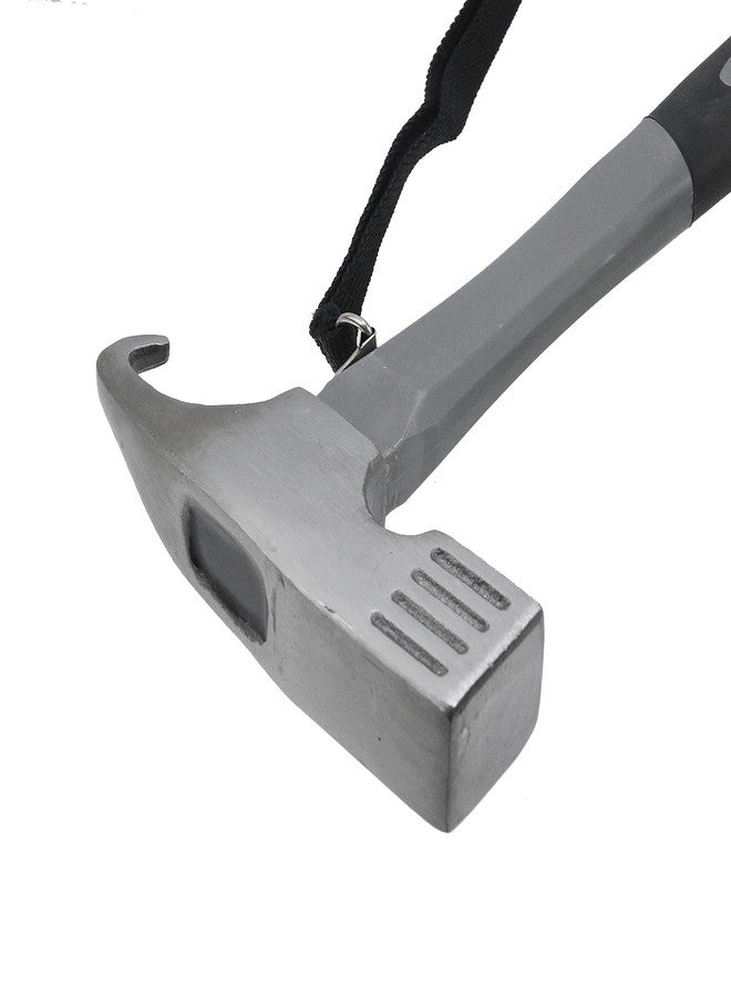 Nicerity Camping Hammer Heavy Duty with Tent Stake Remover 11.6 Inch Steel Tent Hammer for Hiking Kit (Grey) - Image 5