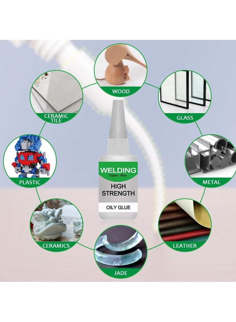 Jue-Fish Welding High-strength Oily Glue Universal Super Glue Gel, Instant Bonding, Strong Adhesion, Repairs Last Long Time for Metal, Plastic, Wood, Ceramics, Leather - Image 3