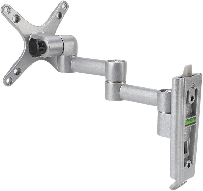 LiebeWH Wall Mount Monitor Arm Single Display Arm 13-30 Inch Heavy Duty Aluminum Alloy Gas Spring Mount with 180 Rotation 20 Tilt for Computer Screen Desk Space Saving - Image 1