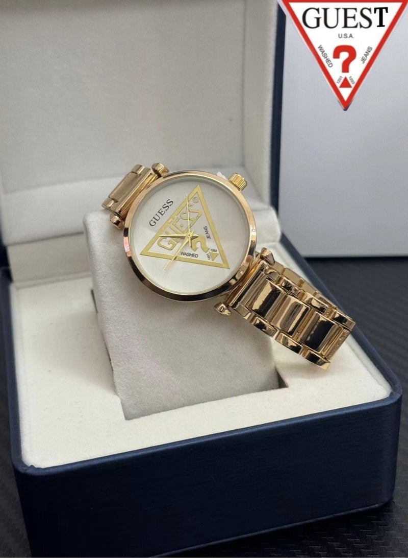 Guest Women's Stainless Steel Analog Watch - Image 1