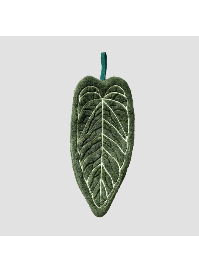 2 قطعة، منشفة يدوية مطبخ منزلية ناعمة ماصة معلقة لإزالة البقع والتنظيف - Image 3