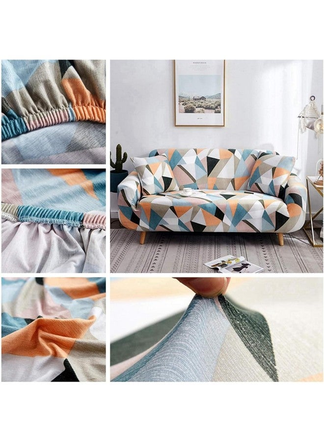 House of Quirk Universal Triple 140 GSM Sofa Cover Big Elasticity Cover for Couch Flexible Stretch Sofa Slipcover (Multi Spectrum, 185-230cm) - Image 3