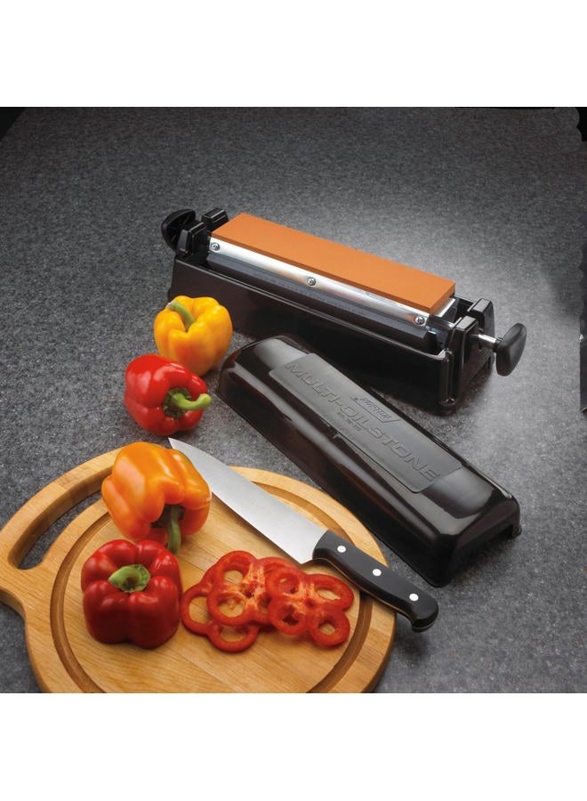 Norton IM313 -29.2cm Three Stone Sharpening System - Fine India, Medium Crystolon, and Coarse Crystolon stones - Image 4