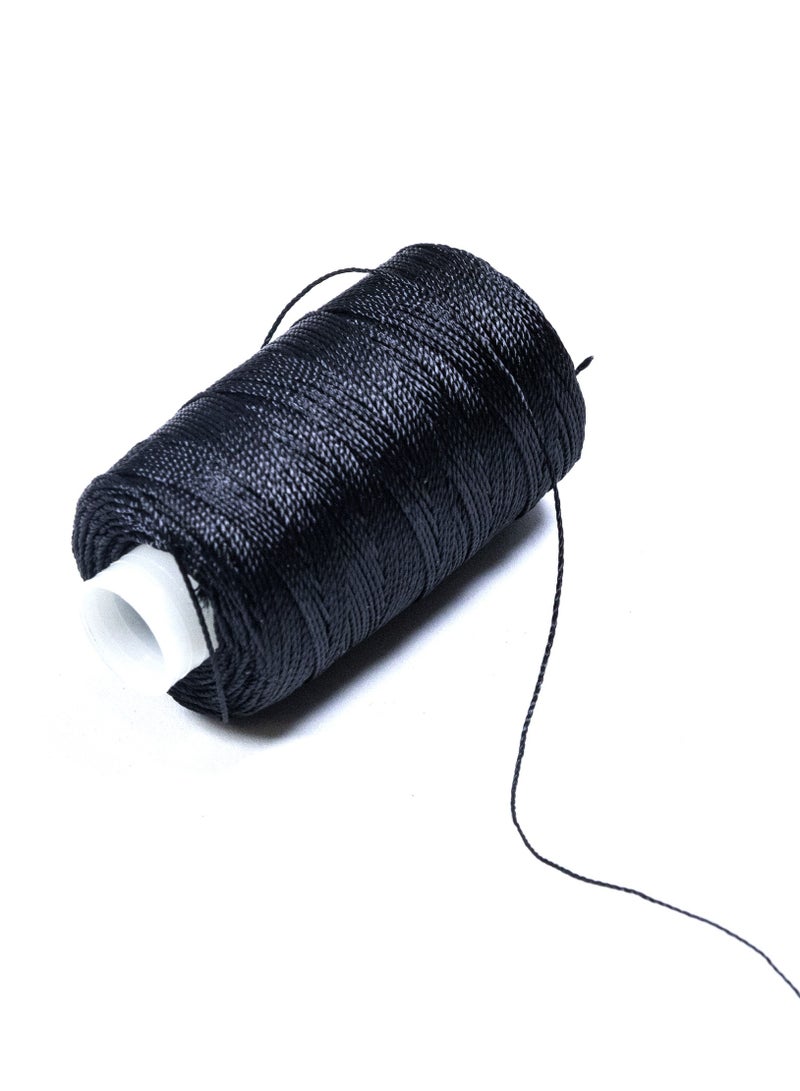 2 Rolls of 20g Nylon Thread - 210D/6 (1714 Meter) (White & Black) - High-Quality, Multi-Purpose Sewing Thread for Tailoring and Crafts - Image 5