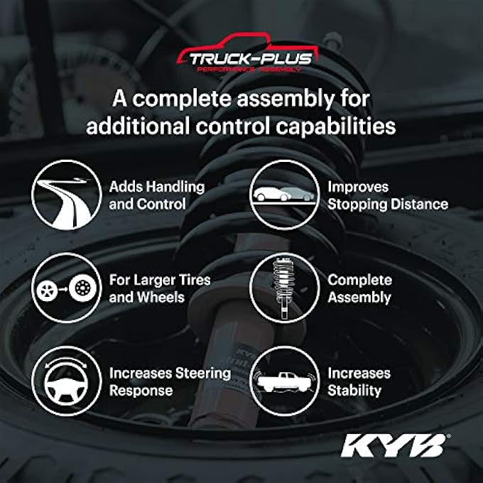 KYB Srg4172 TruckPlus Complete Corner Unit Assembly Strut Mount And Spring - Image 5