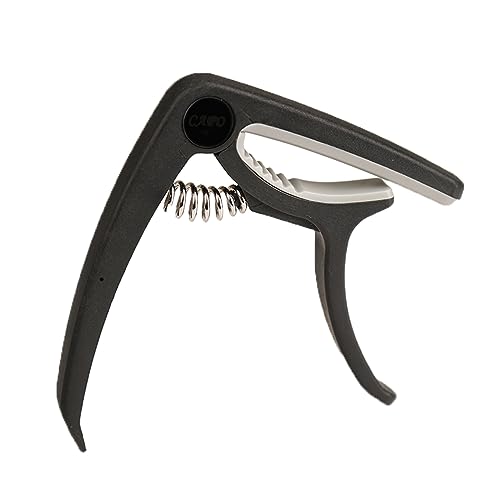 Kadence CAPO-SC5 Guitar Capo with Pin Remover | Spring-Loaded Trigger Capo for Acoustic, Electric & Ukulele | Heavy-Duty ABS Build | Matte Black - Image 1