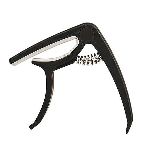 Kadence CAPO-SC5 Guitar Capo with Pin Remover | Spring-Loaded Trigger Capo for Acoustic, Electric & Ukulele | Heavy-Duty ABS Build | Matte Black - Image 4