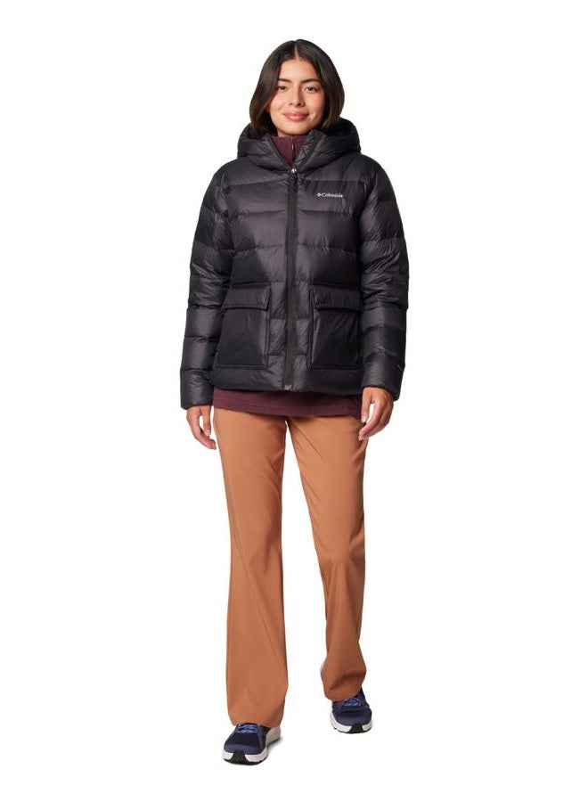 Columbia Women's Harmony Falls Hooded Down Jacket, Black, Small - Image 3