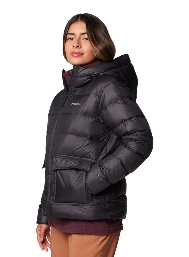 Columbia Women's Harmony Falls Hooded Down Jacket, Black, Small - Image 4