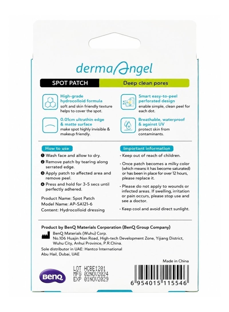 DERMA ANGEL Acne Pimple Spot Patches with Salicylic Acid 12mm 24 Count Day and Night - Image 2