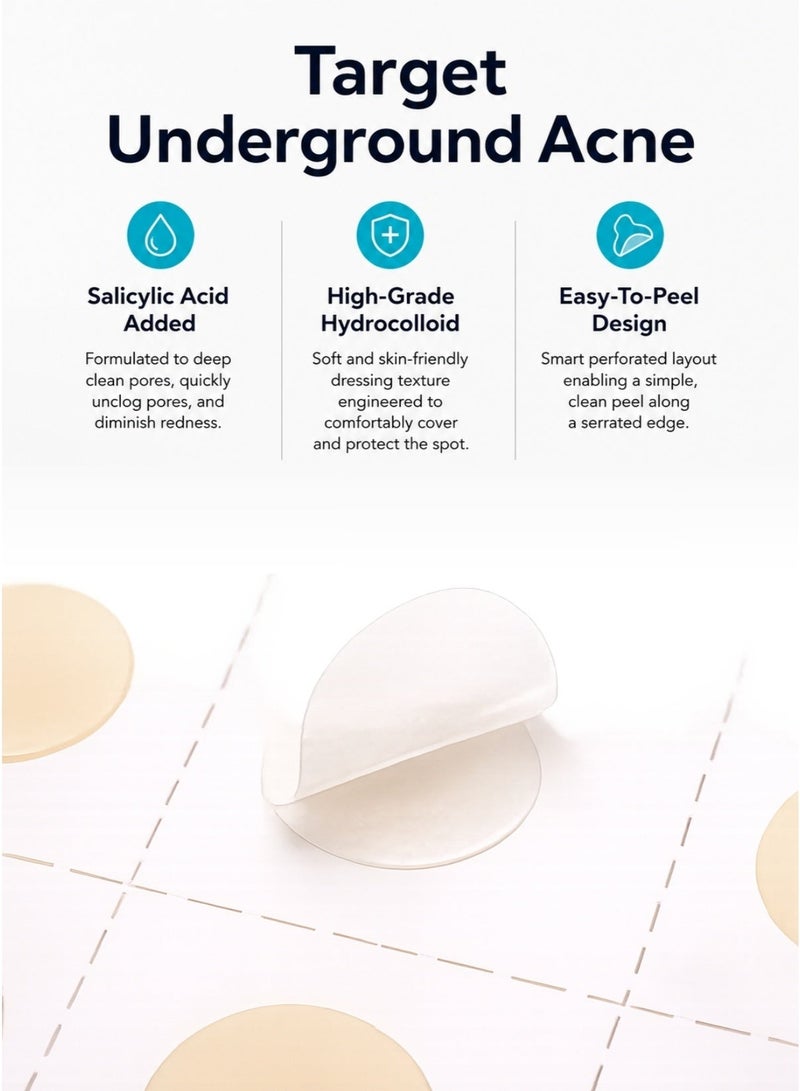 DERMA ANGEL Acne Pimple Spot Patches with Salicylic Acid 12mm 24 Count Day and Night - Image 3