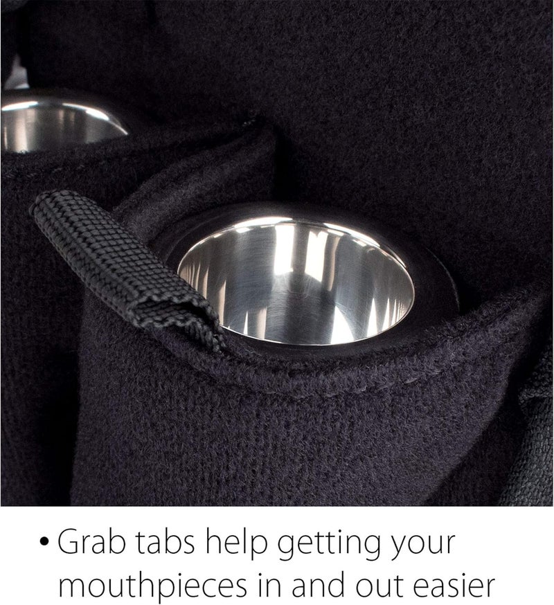 Pro-Tec Double Trombone Mouthpiece Pouch with Zipper Closure - Image 5