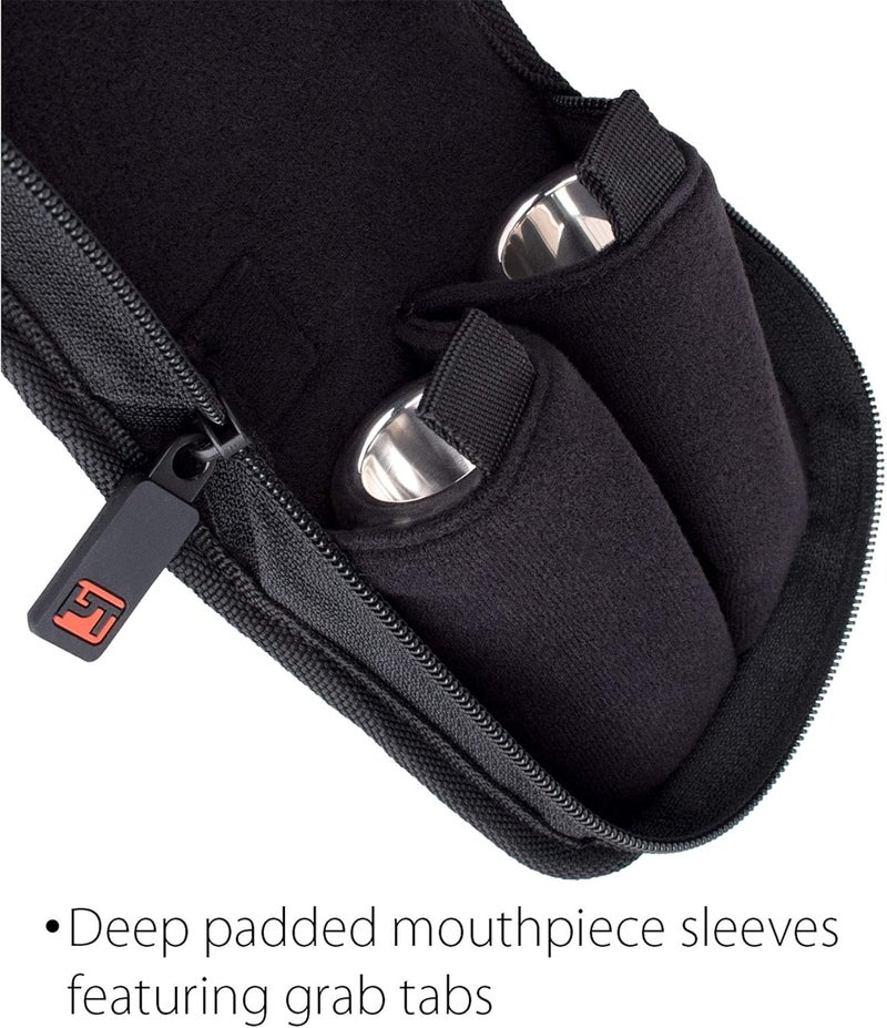 Pro-Tec Double Trombone Mouthpiece Pouch with Zipper Closure - Image 4