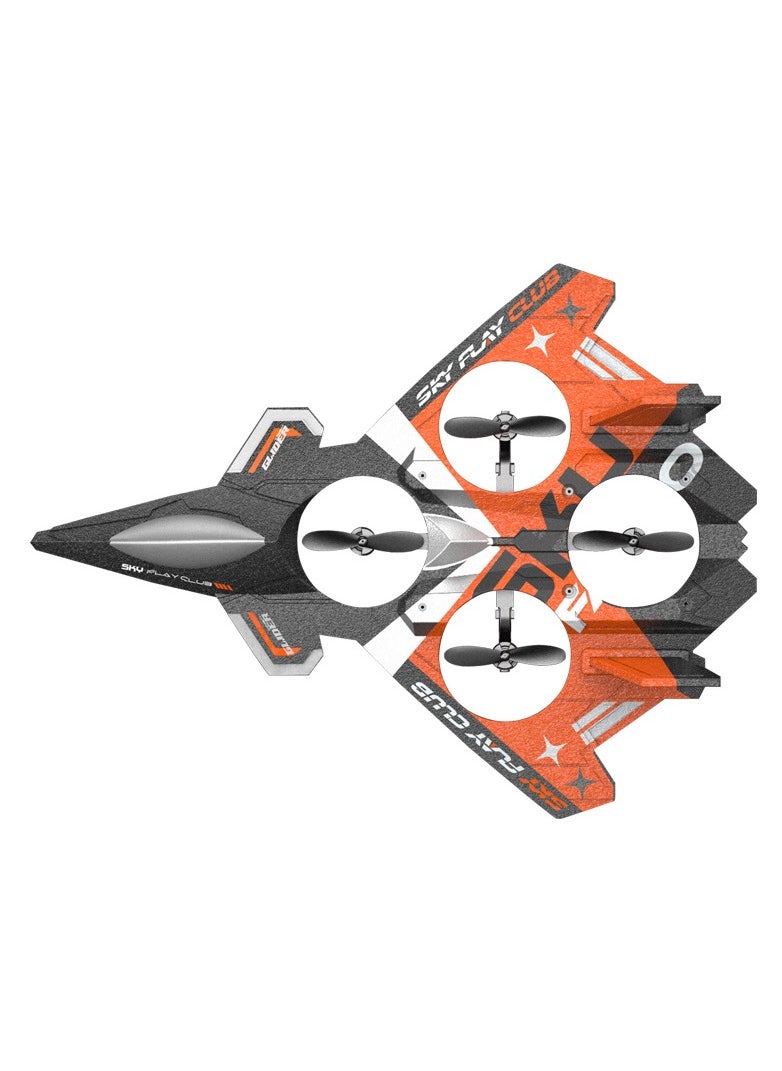 Generic Red RC remote control aircraft 2.4G remote control fighter UAV hobby aircraft glider EPP foam toy RC UAV children gift  - Image 1