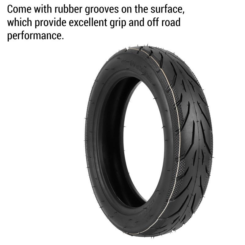 10 Inch Electric Scooter Tire: Superior Rubber Wear-resistant Off-road Tire - Easy Installation Shock Absorption Replacement Tire for Rugged Terrains All-weather Riding - Image 4
