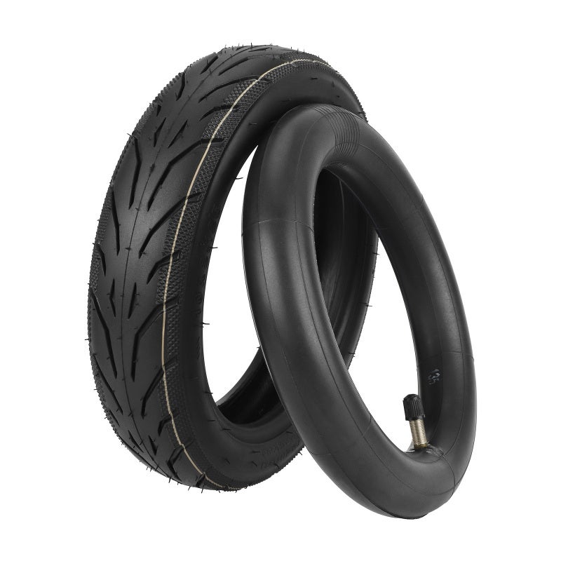 10 Inch Electric Scooter Tire: Superior Rubber Wear-resistant Off-road Tire - Easy Installation Shock Absorption Replacement Tire for Rugged Terrains All-weather Riding - Image 1