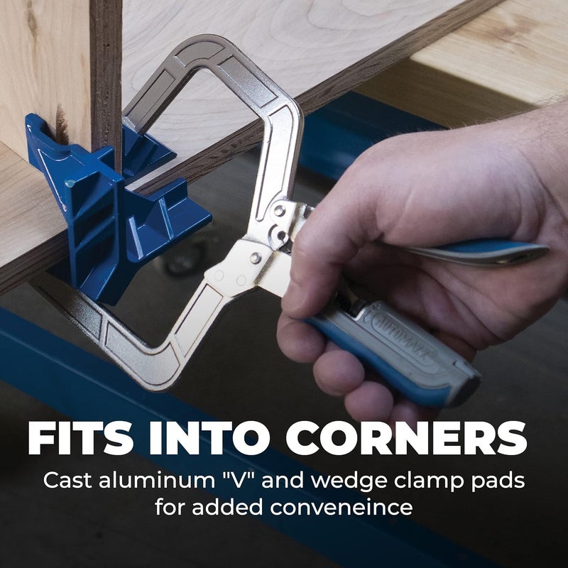 Kreg KHCCC 90 Degree Corner Clamp - Right Angle - Corner & T-Joint Clamps for Woodworking - Carpentry Tools & Accessories - Holiday Home Improvement Gifts for Him - Image 5