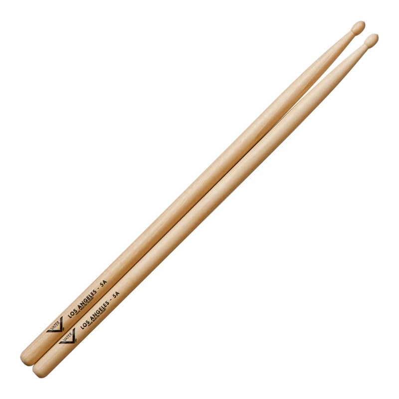 Vater Los Angeles 5A Wood Tip Hickory Drum Sticks, Pair - Image 3