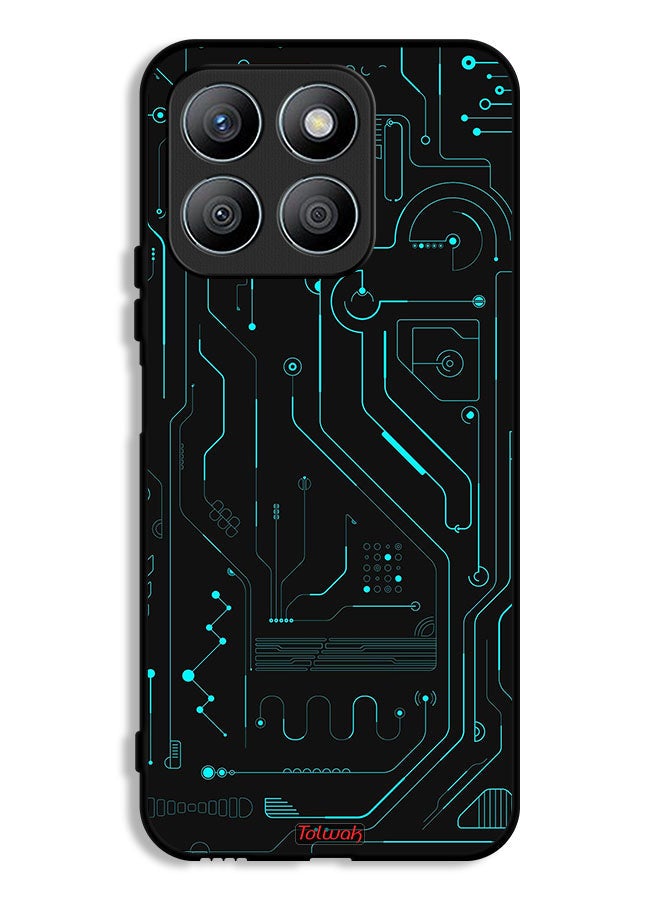 Tolwak Honor X8b Protective Case Cover Digital Art Circuits Minimalism Multiple Display - Image 1