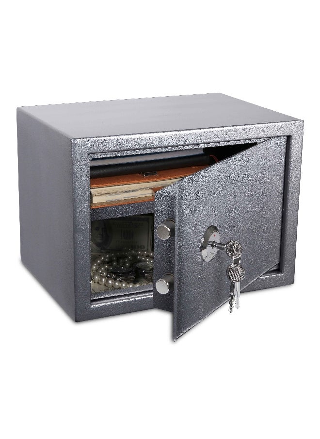 StarTech Spacious Interior Cross Key Mechanical Safe Grey 9.5kg 250B-2  - Image 1