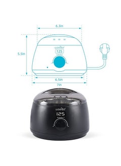 waxkiss waxkiss Digital Hair Removal Warmer with See-Through Lid and 14oz Pot  - Image 3