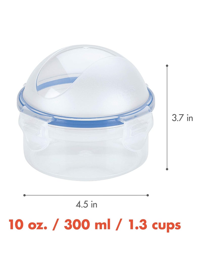 LOCK & LOCK - LocknLock 300ml  Round  Airtight Food Storage Containern - BPA-Free, Microwave, Freezer, and Dishwasher Safe - Image 1