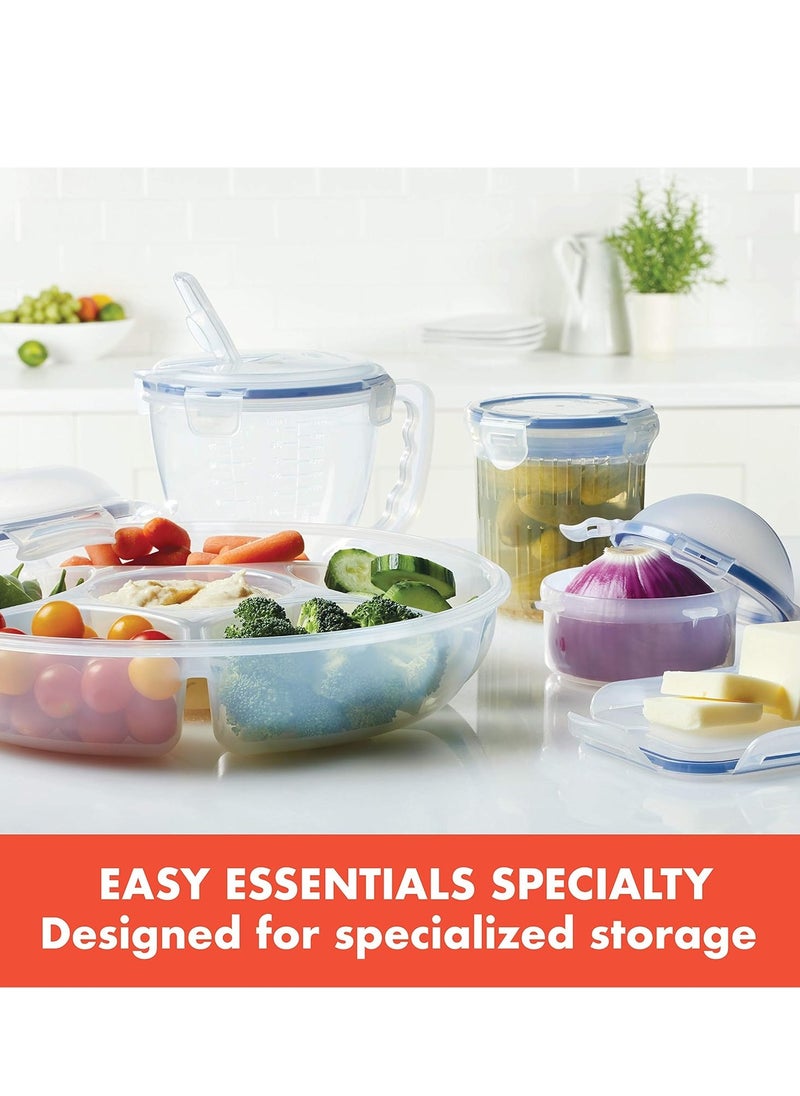 LOCK & LOCK - LocknLock 300ml  Round  Airtight Food Storage Containern - BPA-Free, Microwave, Freezer, and Dishwasher Safe - Image 1