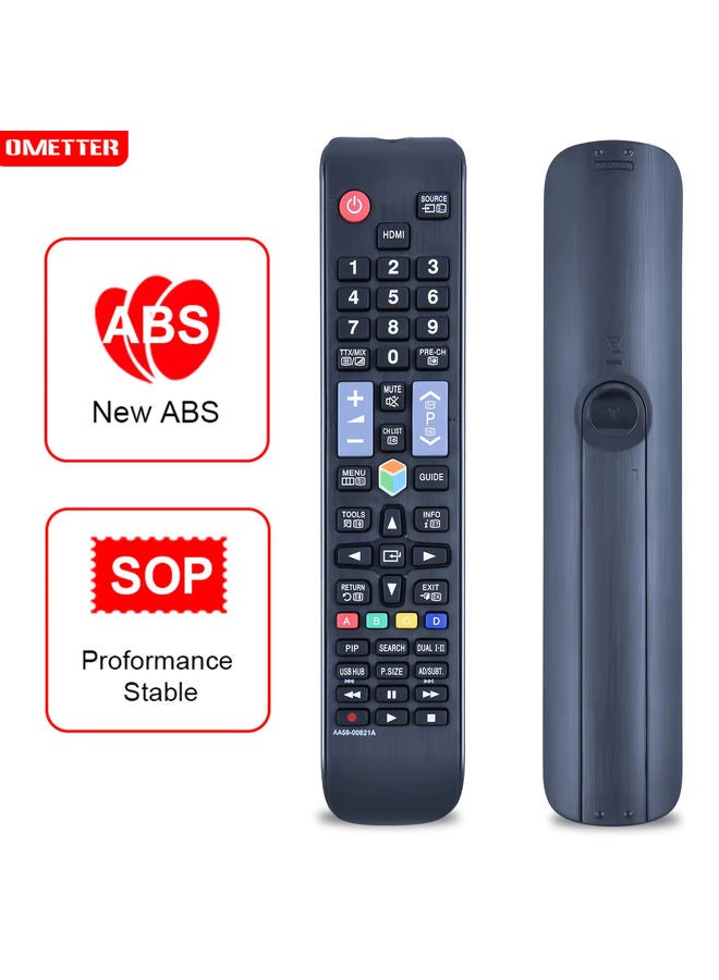 OMETTER Remote Control AA59-00621A for Samsung TV LT23B550, LT24B750, LT27B550, LT27B551 LT27B550AA LT27B750AA UA19ES4000M - Image 1
