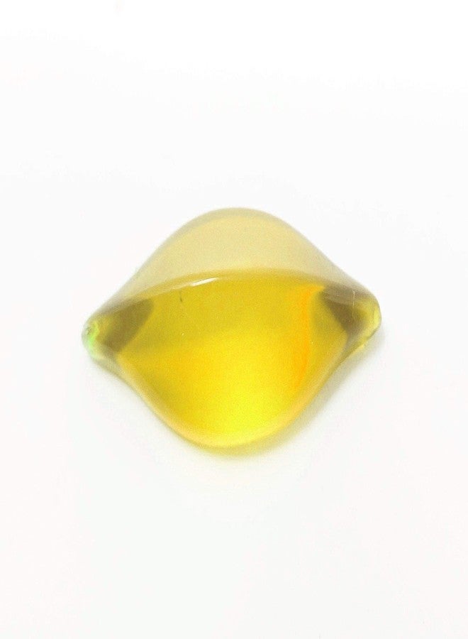 Excel Impex Flat Bottom Petal Shaped Glass Crystals, Glass Pebbles Glass Gems for Decoration, Making Crafts Decor(20mm x 10mm x 4mm Size)- Set of 50 | Golden Yellow - Image 2