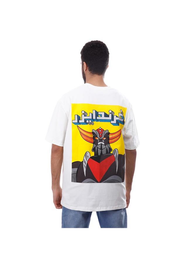 كوب تي شيرت ثقيل بطبعة كوب   1000724 - Image 3