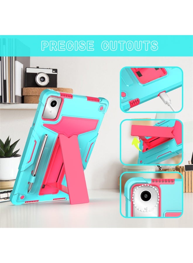 عام غطاء لوحي لينوفو تاب إم 11 2024 (موديلات TB330FU / TB331FC) - غطاء هجين واقي مع حامل قائم - Image 2