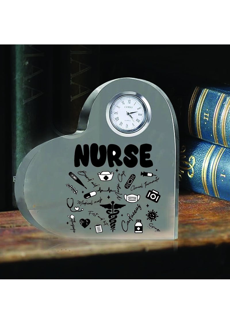 PRINTSHOP4ME - Celebrate International Nurse's Day with a Heartfelt Gift - Crystal Table Centerpiece Gift for Nurses - Appreciation Gifts for Nurse - Perfect for Medical Professionals, Nursing Students - Image 1