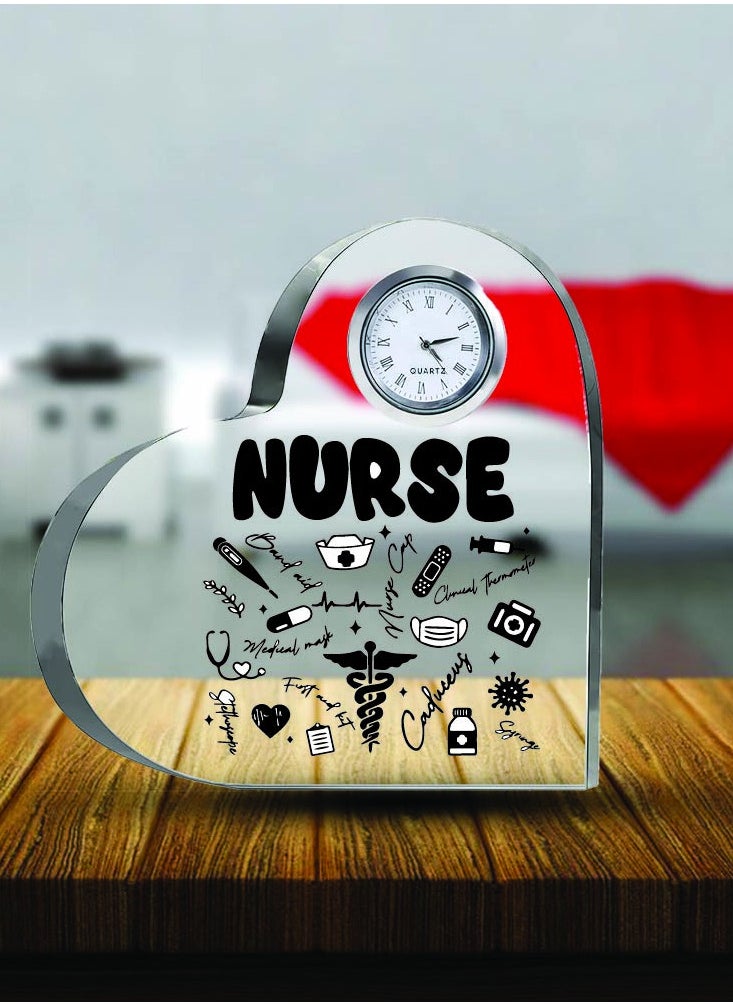 PRINTSHOP4ME - Celebrate International Nurse's Day with a Heartfelt Gift - Crystal Table Centerpiece Gift for Nurses - Appreciation Gifts for Nurse - Perfect for Medical Professionals, Nursing Students - Image 1