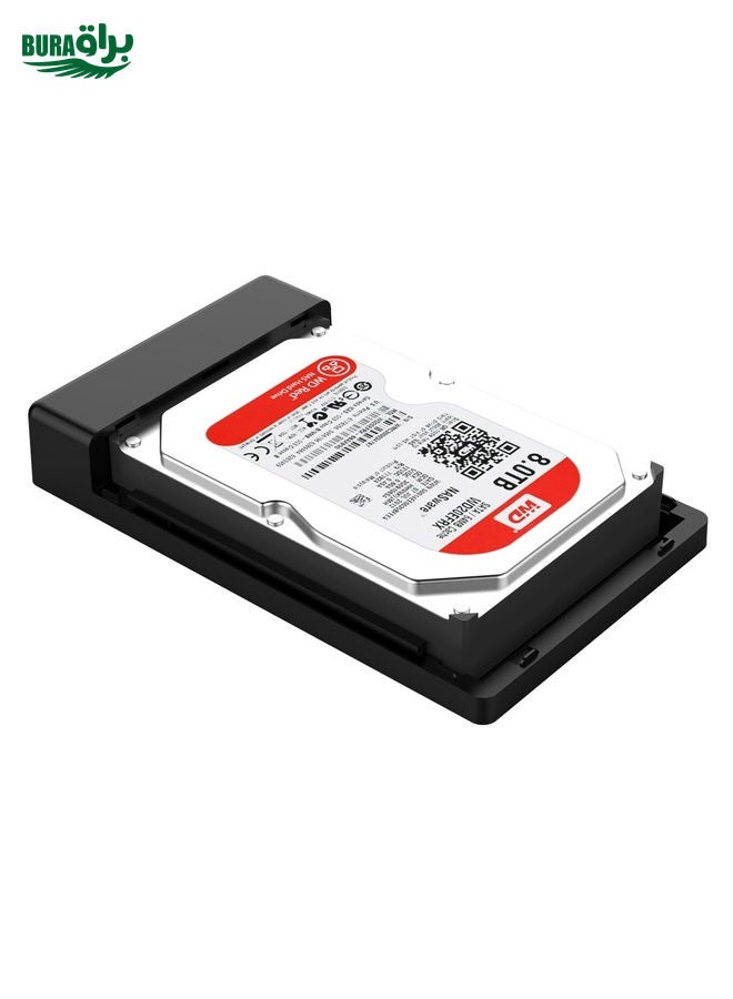 BURAQ ORICO 3588C3 SATA 3.0 to USB-C / Type-C 2.5 / 3.5 inch SSD / SATA HDD Enclosure Storage Support UASP Protocol(Black) - Image 5