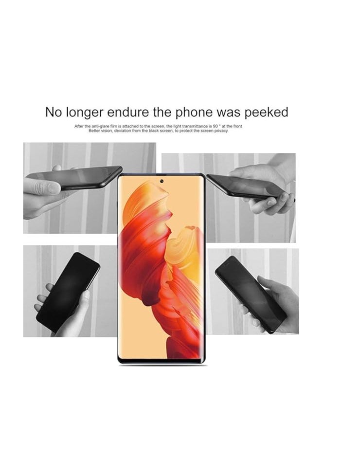 Generic - Privacy Screen Protector Tempered Glass 9H Hardness Anti-Spy Samsung Galaxy Note 10 Plus - Pro Case Friendly Anti-Shock Anti-Bubble Formation by Darius - Image 1