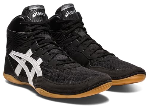 ASICS Mens Matflex 7 Wrestling Shoes 75 BlackWhite - Image 3