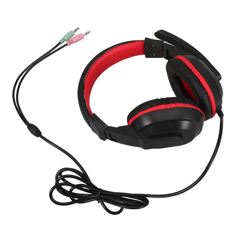 Adjustable Headphone Game Headphones Stereo Headset Noise-canceling Stereo with Mic for PC Laptop ( ) - Image 4