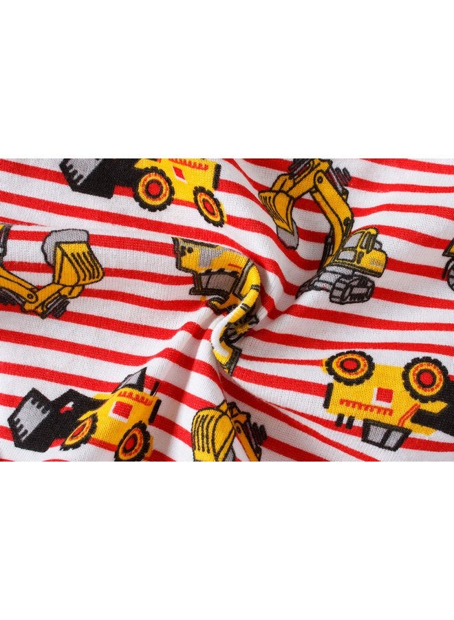 Boboking Little Boys Briefs Dinosaur Truck Toddler Kids Underwear (Pack of 6) 3/4T Blue - Image 4